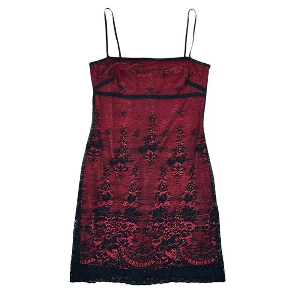 Y2K Rampage Whimsygoth Lace Mini Dress - Picture 2 of 6